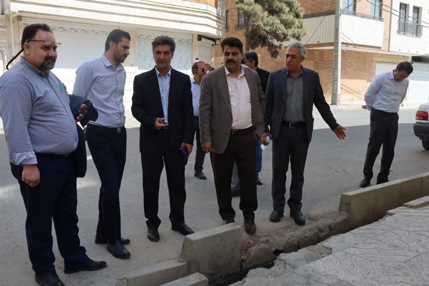 مدیریت شهری باغستان در محله خادم‌آباد؛ بررسی میدانی پروژه‌ها و تسریع در خدمت‌رسانی به شهروندان